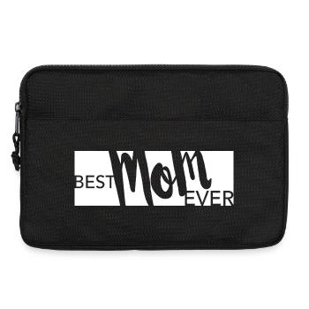 Meilleure maman jamais fête des mères maman cadeau lettrage - Sacoche pour ordinateur portable 13 pouces - noir - Devant
