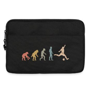Retro Football Evolution Funny Designs Team Fan - Laptop bag 13" - black - Front