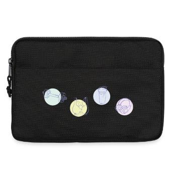 Fitness Sportaccessoires - color - Laptoptasche 13" - Schwarz - Vorne