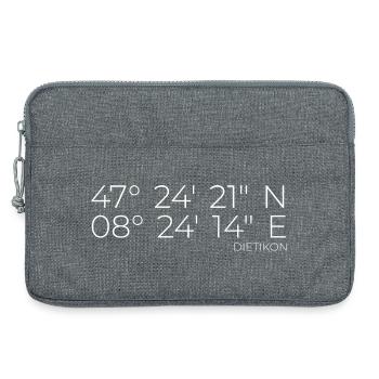 Coordonnées Dietikon Zurich - Sacoche pour ordinateur portable 13 pouces - gris chiné - Devant