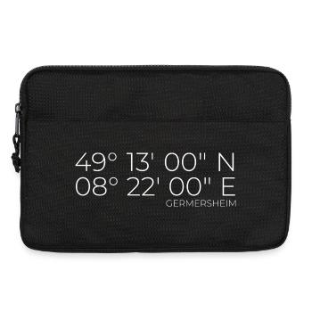 Coordonnées Germersheim - Sacoche pour ordinateur portable 13 pouces - noir - Devant