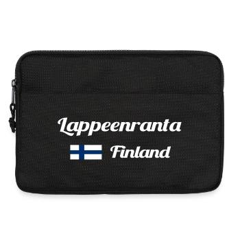 Lappeenranta, Finnland - Stilvolle Drucke - Laptoptasche 13" - Schwarz - Vorne