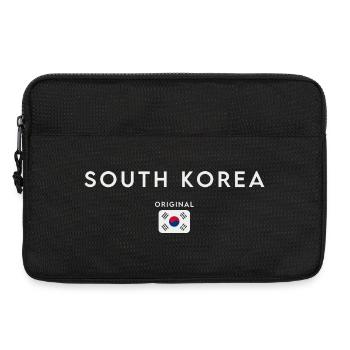 South Korean flag, South Korean pride - Laptop bag 13" - black - Front