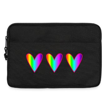 HERZ. PAAR. GERADE VERHEIRATET. Junggesellinnenabschied. VALENTINSTAG. - Laptoptasche 13" - Schwarz - Vorne