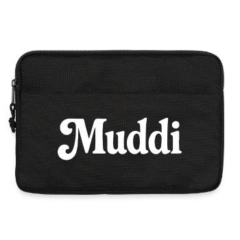 Muddi - Laptoptasche 13" - Schwarz - Vorne