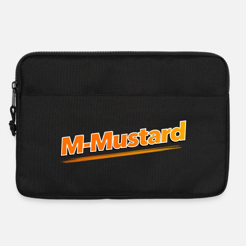 M-Mustard - Laptop bag 13" - black