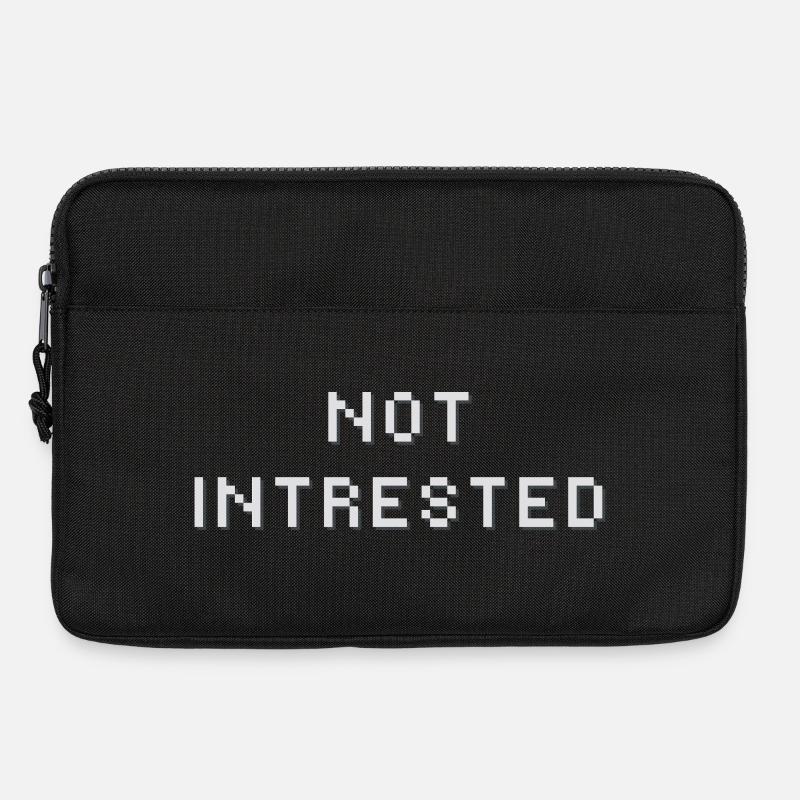 Nicht interessierter Druck - Laptoptasche 13" - Schwarz