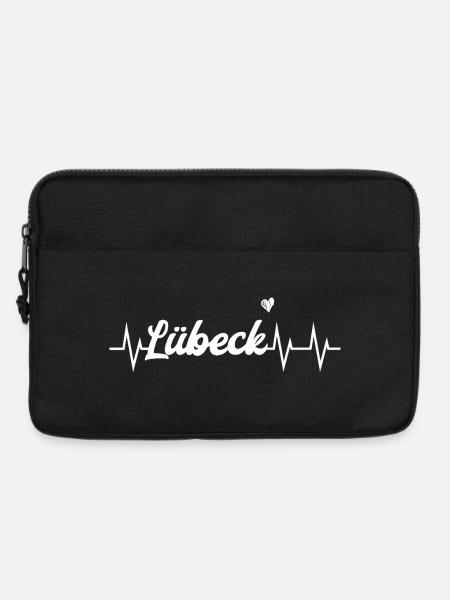 Heartbeat Lübeck - Laptoptasche 13" - Schwarz
