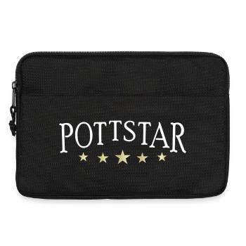 Pottstar, star from the Ruhr area or at the cooking pot - Laptop bag 13" - black - Front