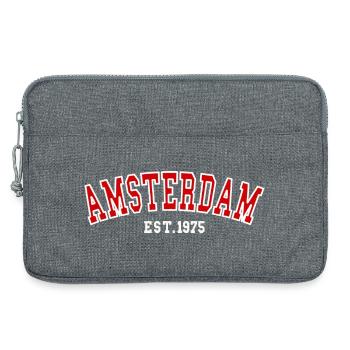 Amsterdam Est.1975 - Sacoche pour ordinateur portable 13 pouces - gris chiné - Devant