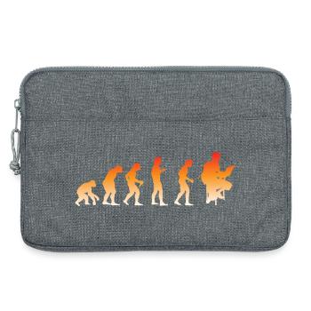 Gamer Game Videospiel Blaubeere Vintage Gaming - Laptoptasche 13" - Grau meliert - Vorne