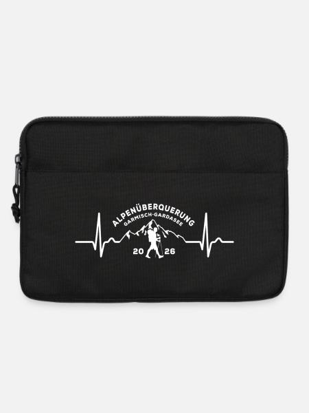 Alpenüberquerung 2026 Garmisch Gardasee Wandern - Laptoptasche 13" - Schwarz