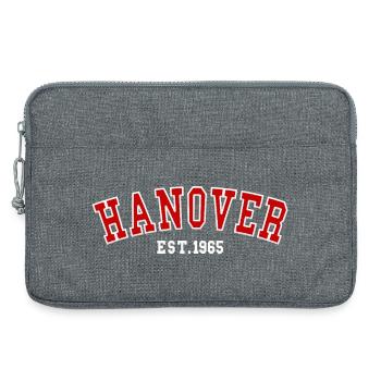 Hanovre Est. 1965 - Sacoche pour ordinateur portable 13 pouces - gris chiné - Devant