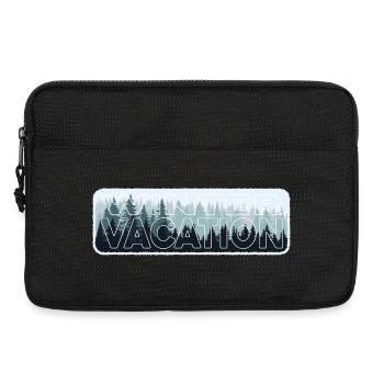 Winter Adventure Hiking In Wilderness Nature - Laptop bag 13" - black - Front