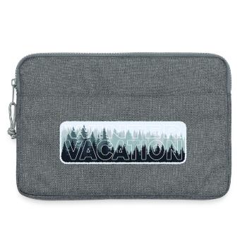 Winter Adventure Hiking In Wilderness Nature - Laptop bag 13" - heather grey - Front