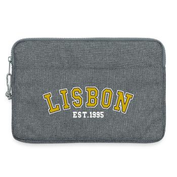 Lisbonne Est. 1995 - Sacoche pour ordinateur portable 13 pouces - gris chiné - Devant