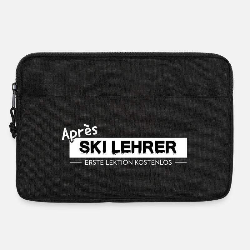 Après Ski Lehrer Design Schifahren Party Österreic - Laptoptasche 13" - Schwarz