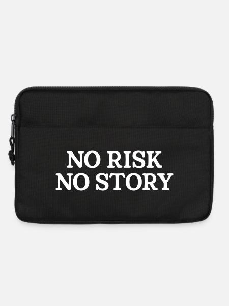 No Risk No Story - Laptoptasche 13" - Schwarz