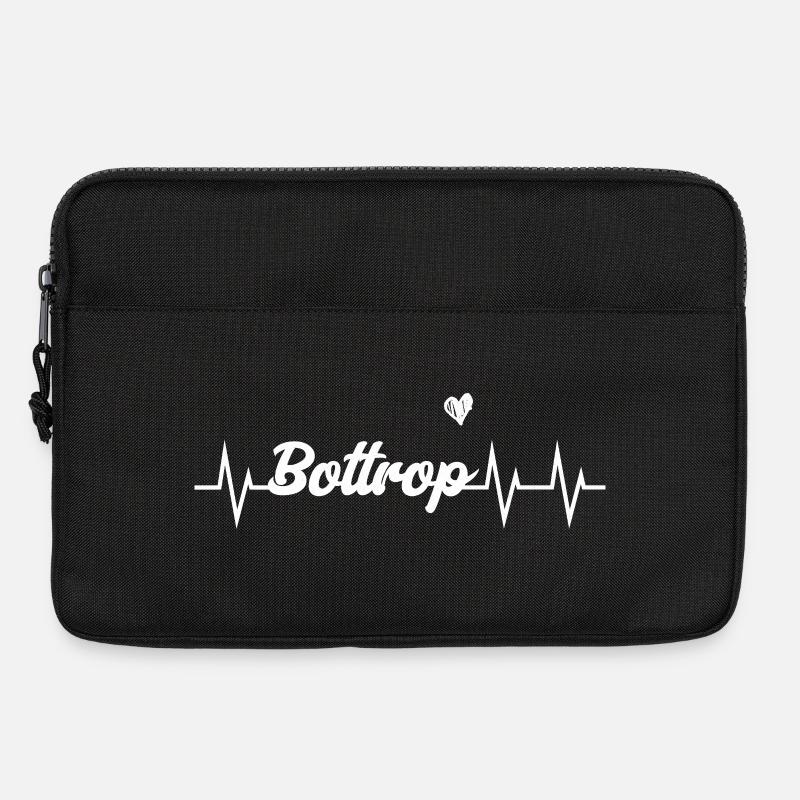 Heartbeat Bottrop - Laptoptasche 13" - Schwarz