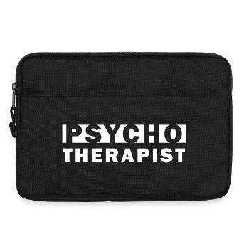 Psychothérapeute – Conception de la santé mentale - Sacoche pour ordinateur portable 13 pouces - noir - Devant