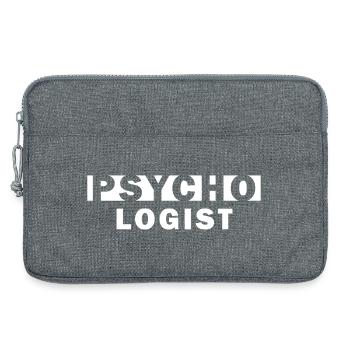 Psychologist – Lustiger Typo Spruch - Laptoptasche 13" - Grau meliert - Vorne