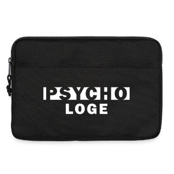 Psychologue – Conception de la santé mentale - Sacoche pour ordinateur portable 13 pouces - noir - Devant