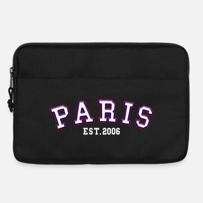 Paris Est. 2006 - Sacoche pour ordinateur portable 13 pouces - noir