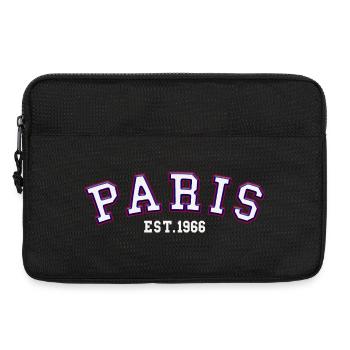 Paris fondée en 1966 - Sacoche pour ordinateur portable 13 pouces - noir - Devant