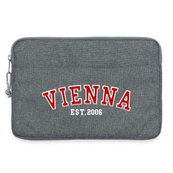 Vienna Est. 2006 - Laptop bag 13" - heather grey - Front