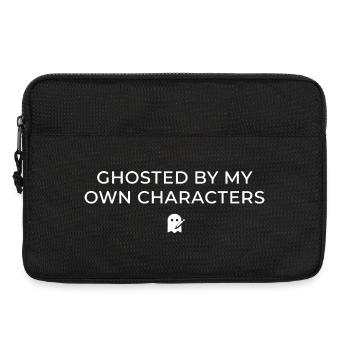Ghosted By My Own Characters Funny Author Write - Laptop bag 13" - black - Front