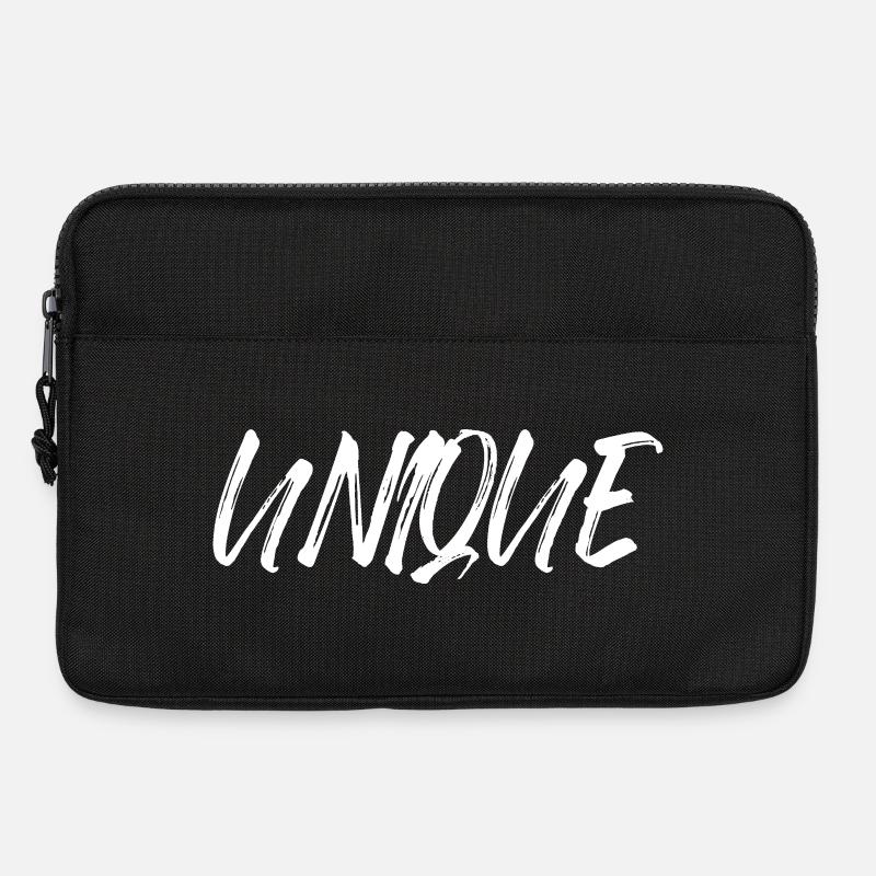 Unique Einzigartig Unikat Selbstwert Einzig Artig - Laptoptasche 13" - Schwarz