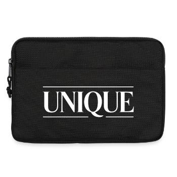 Unique Einzigartig Unikat Selbstwert Einzig Artig - Laptoptasche 13" - Schwarz - Vorne