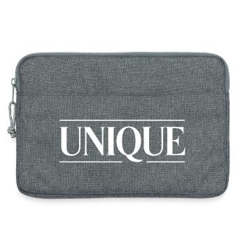 unique unique unique self-worth unique - Laptop bag 13" - heather grey - Front
