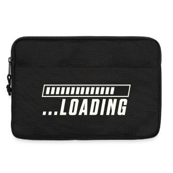 Loading Bar Loading Progress - Laptop bag 13" - black - Front