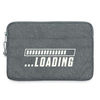 Loading Bar Loading Progress - Laptop bag 13" - heather grey - Front