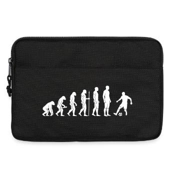 Evolution des Fußballspielers - Laptoptasche 13" - Schwarz - Vorne