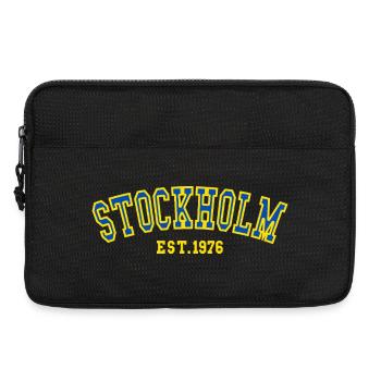 Stockholm Est. 1976 - Laptop bag 13" - black - Front