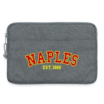 Naples Est. 1966 - Laptop bag 13" - heather grey - Front