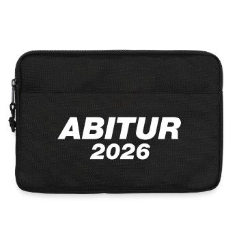 Abi 2026 - Abitur - Gift | minimal design - Laptop bag 13" - black - Front