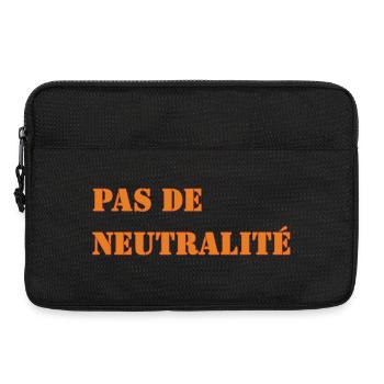 PAS DE NEUTRALITÉ - Sacoche pour ordinateur portable 13 pouces - noir - Devant
