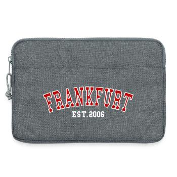Frankfurt Est. 2006 - Laptop bag 13" - heather grey - Front