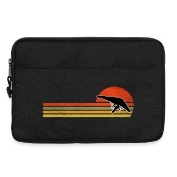 Retro Vintage Hang Glider - Laptop bag 13" - black - Front