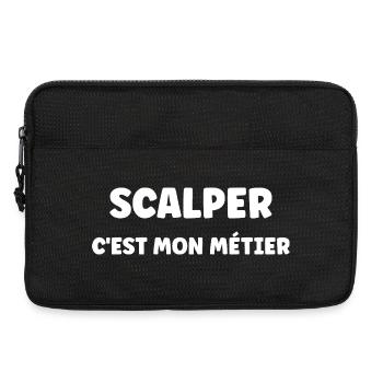 Scalper C’est Mon Métier - Sacoche pour ordinateur portable 13 pouces - noir - Devant