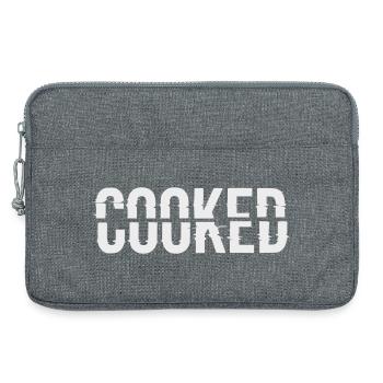 Glitch Lettering Cooked - Laptop bag 13" - heather grey - Front