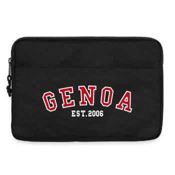 Gênes fondée en 2006 - Sacoche pour ordinateur portable 13 pouces - noir - Devant