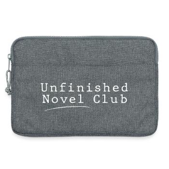 Club de romans inachevé Poétique Dark Academia - Sacoche pour ordinateur portable 13 pouces - gris chiné - Devant