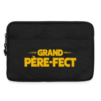 Grand-Père-Fect Cadeau Humour Grand-Père - Sacoche pour ordinateur portable 13 pouces - noir - Devant
