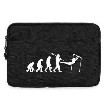 Gymnastik Herzschlag Puls Silhouette Kunst - Laptoptasche 13" - Schwarz - Vorne