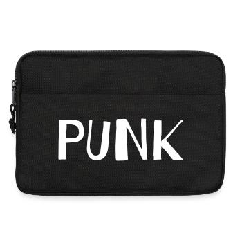 Punk-Logo Urbanes Design - Laptoptasche 13" - Schwarz - Vorne