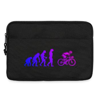Gift idea for a road bike with road bike - Laptop bag 13" - black - Front